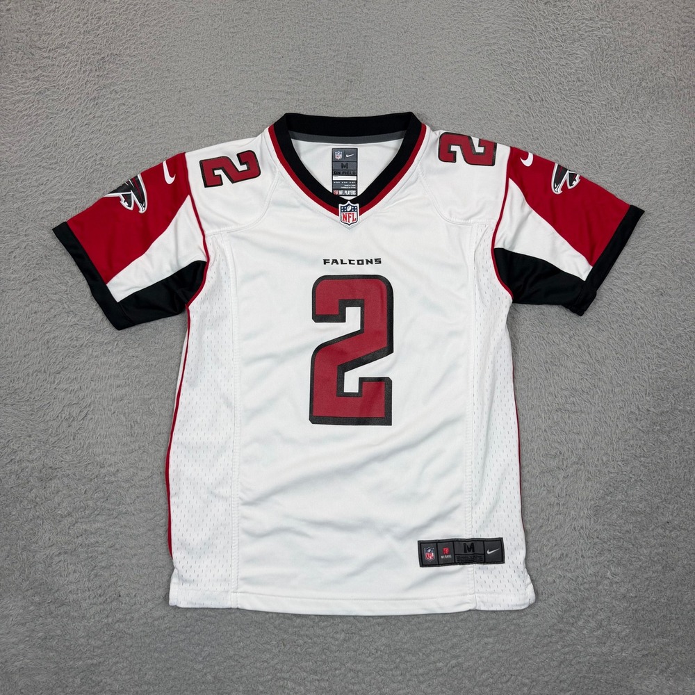 Nike Atlanta Falcons Matt Ryan 2 Football Jersey Youth M 10-12 White NFL Jersey